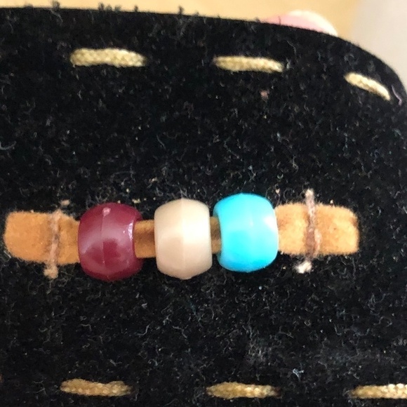 Hand Crafted Beaded Suede Leather Belt - Coastal Cowgirl - Picture 4 of 9